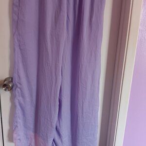 Aware VERO MODA Women's VMDARCY  HW Wide Leg Pants Lavender Size Large N…